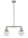 Innovations - 209-SN-G204-6 - Two Light Island Pendant - Franklin Restoration - Brushed Satin Nickel