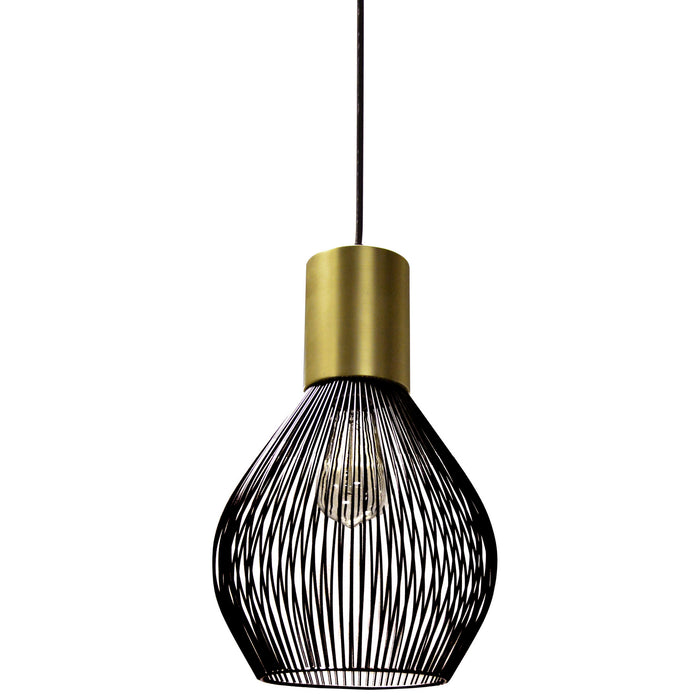 Dainolite Ltd - 565-101P-VB - One Light Pendant - Black