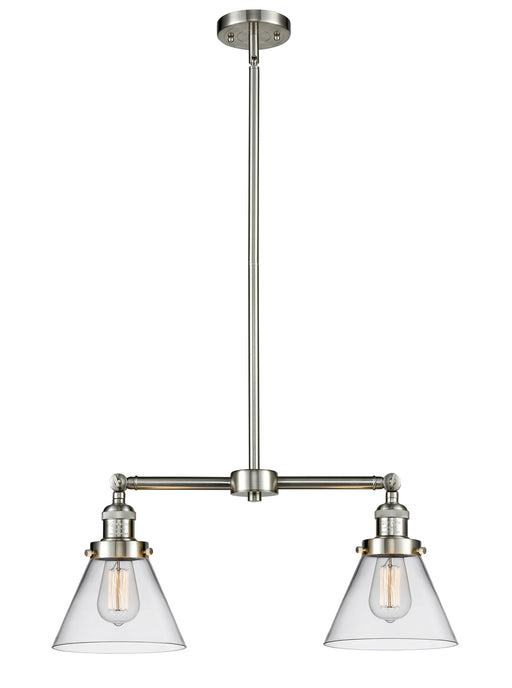 Innovations - 209-SN-G42-LED - LED Island Pendant - Franklin Restoration - Brushed Satin Nickel