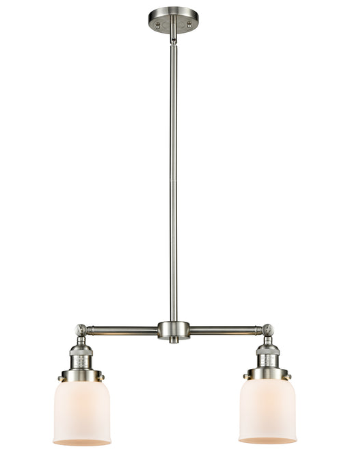 Innovations - 209-SN-G51 - Two Light Island Pendant - Franklin Restoration - Brushed Satin Nickel