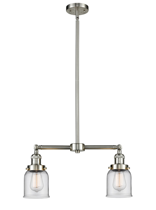 Innovations - 209-SN-G52 - Two Light Island Pendant - Franklin Restoration - Brushed Satin Nickel