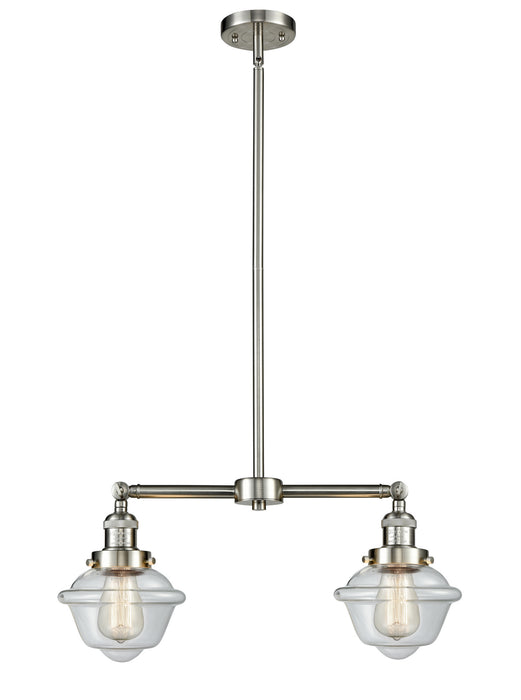 Innovations - 209-SN-G532 - Two Light Island Pendant - Franklin Restoration - Brushed Satin Nickel
