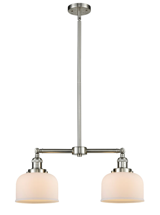 Innovations - 209-SN-G71 - Two Light Island Pendant - Franklin Restoration - Brushed Satin Nickel