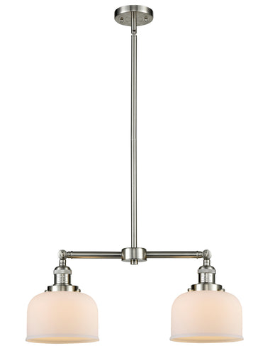 Franklin Restoration LED Island Pendant Brushed Satin Nickel