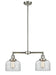 Innovations - 209-SN-G72 - Two Light Island Pendant - Franklin Restoration - Brushed Satin Nickel