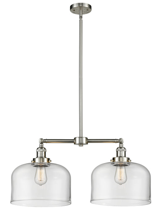 Innovations - 209-SN-G72-L - Two Light Island Pendant - Franklin Restoration - Brushed Satin Nickel