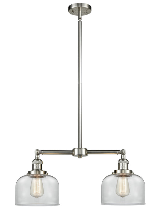 Innovations - 209-SN-G72-LED - LED Island Pendant - Franklin Restoration - Brushed Satin Nickel