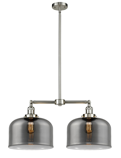 Innovations - 209-SN-G73-L - Two Light Island Pendant - Franklin Restoration - Brushed Satin Nickel