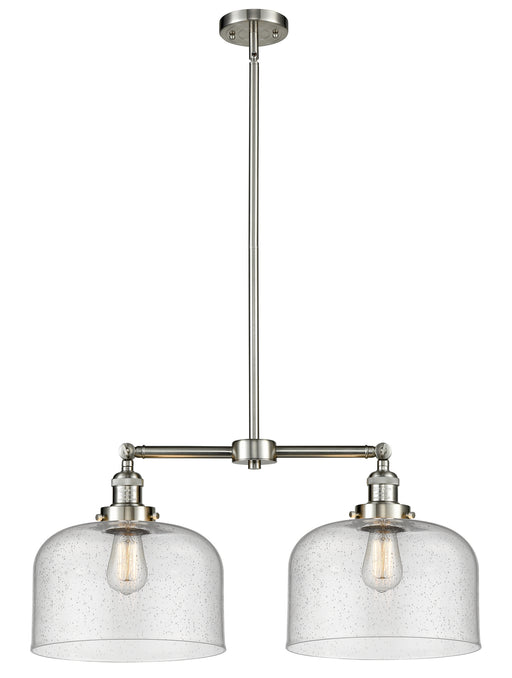 Innovations - 209-SN-G74-L - Two Light Island Pendant - Franklin Restoration - Brushed Satin Nickel