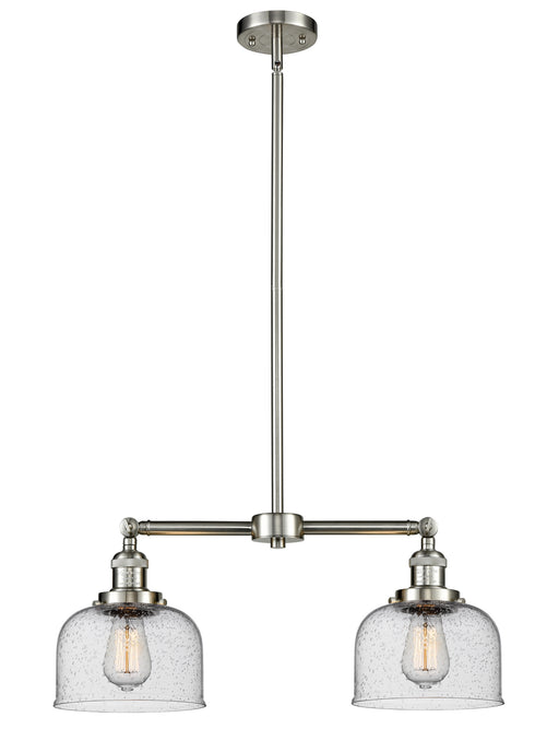 Innovations - 209-SN-G74-LED - LED Island Pendant - Franklin Restoration - Brushed Satin Nickel