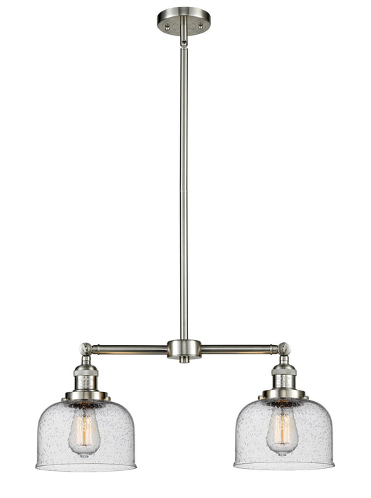 Innovations - 209-SN-G74-LED - LED Island Pendant - Franklin Restoration - Brushed Satin Nickel