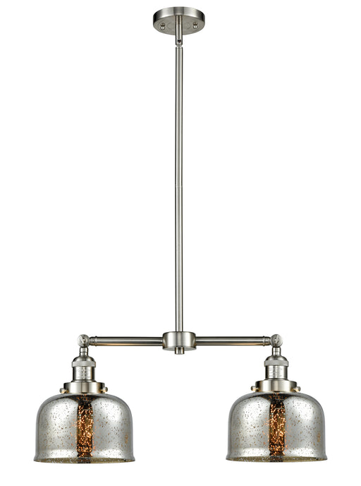 Innovations - 209-SN-G78 - Two Light Island Pendant - Franklin Restoration - Brushed Satin Nickel