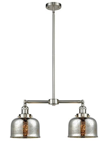 Franklin Restoration LED Island Pendant Brushed Satin Nickel