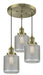 Innovations - 211/3-AB-G262 - Three Light Pendant - Franklin Restoration - Antique Brass