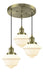 Innovations - 211/3-AB-G531 - Three Light Pendant - Franklin Restoration - Antique Brass