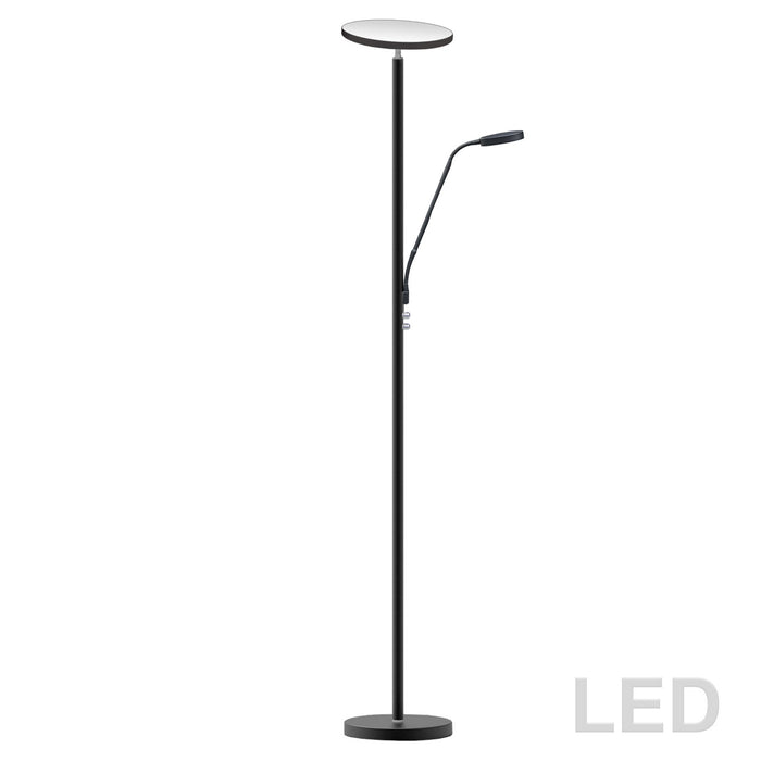 Dainolite Ltd - 801LEDF-SB - LED Floor Lamp - Satin Black