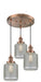 Innovations - 211/3-AC-G262 - Three Light Pendant - Franklin Restoration - Antique Copper
