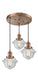 Innovations - 211/3-AC-G532 - Three Light Pendant - Franklin Restoration - Antique Copper