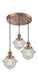 Innovations - 211/3-AC-G534 - Three Light Pendant - Franklin Restoration - Antique Copper