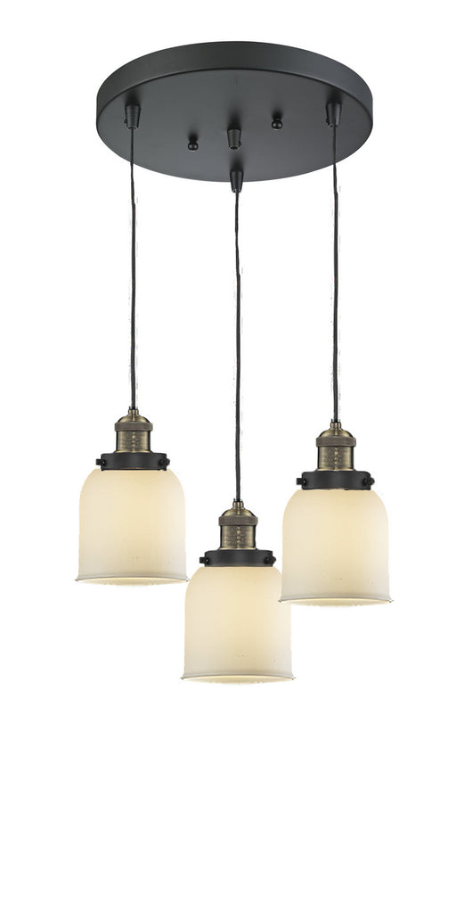 Innovations - 211/3-BAB-G51 - Three Light Pendant - Franklin Restoration - Black Antique Brass