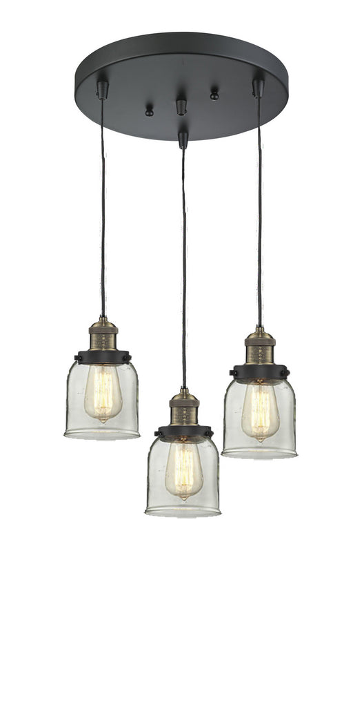 Innovations - 211/3-BAB-G52 - Three Light Pendant - Franklin Restoration - Black Antique Brass