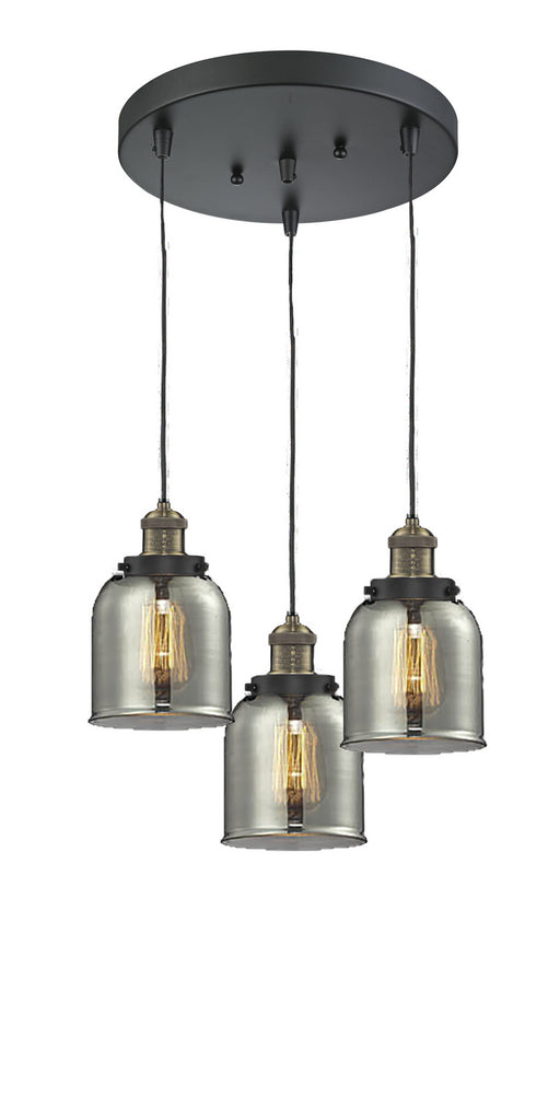 Innovations - 211/3-BAB-G53 - Three Light Pendant - Franklin Restoration - Black Antique Brass