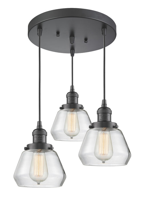 Innovations - 211/3-OB-G172 - Three Light Pendant - Franklin Restoration - Oil Rubbed Bronze