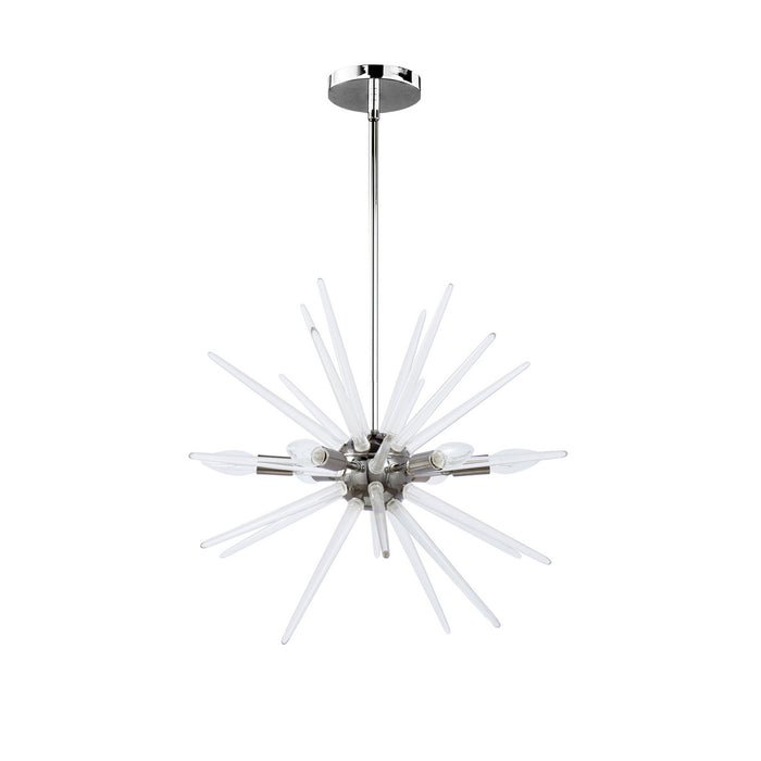 Dainolite Ltd - VEL-206C-PC - Six Light Pendant - Vela - Polished Chrome