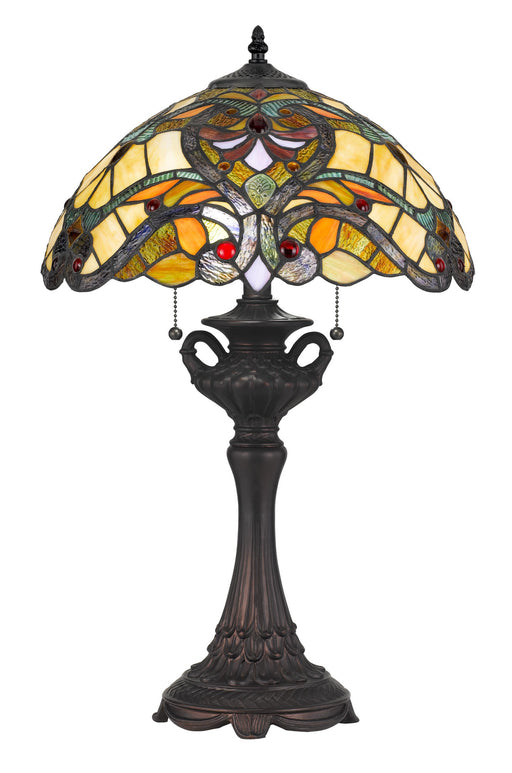 Cal Lighting - BO-2796TB - Two Light Table Lamp - Tiffany - Tiffany