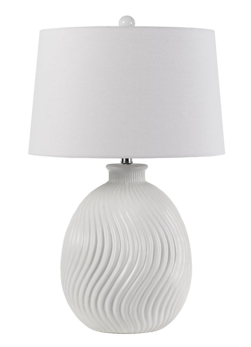 Cal Lighting - BO-2815TB - One Light Table Lamp - Olbia - Milky White