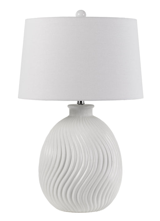 Cal Lighting - BO-2815TB - One Light Table Lamp - Olbia - Milky White