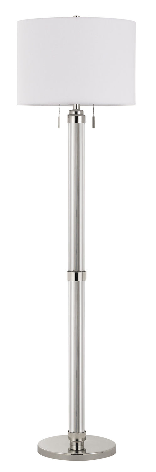 Cal Lighting - BO-2829FL - Two Light Floor Lamp - Montilla - Brushed Steel
