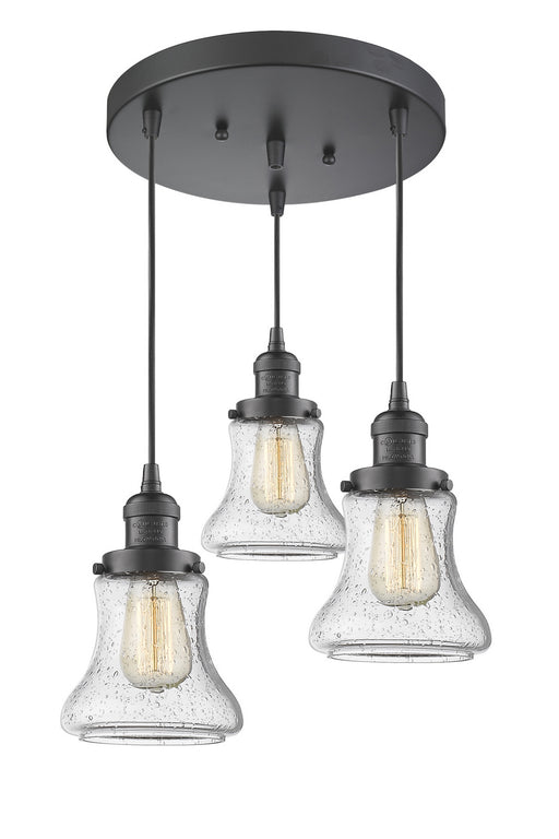 Innovations - 211/3-OB-G194 - Three Light Pendant - Franklin Restoration - Oil Rubbed Bronze