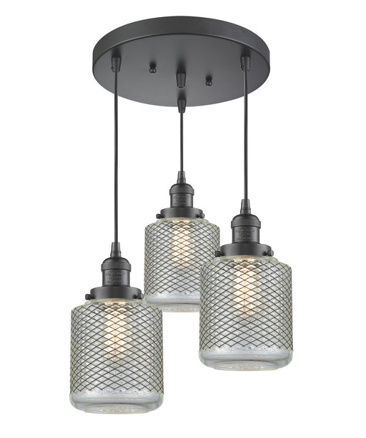 Innovations - 211/3-OB-G262 - Three Light Pendant - Franklin Restoration - Oil Rubbed Bronze