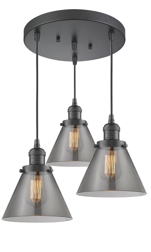 Innovations - 211/3-OB-G43 - Three Light Pendant - Franklin Restoration - Oil Rubbed Bronze