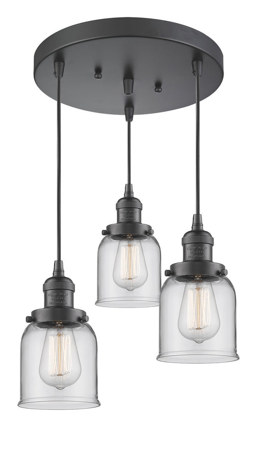 Innovations - 211/3-OB-G52 - Three Light Pendant - Franklin Restoration - Oil Rubbed Bronze