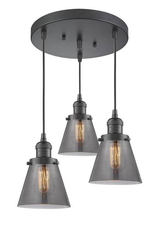 Innovations - 211/3-OB-G63 - Three Light Pendant - Franklin Restoration - Oil Rubbed Bronze