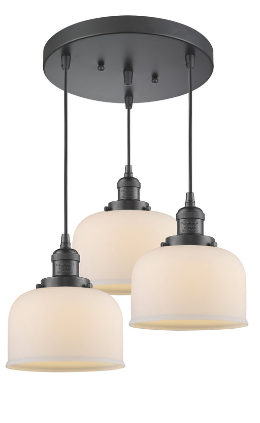 Innovations - 211/3-OB-G71 - Three Light Pendant - Franklin Restoration - Oil Rubbed Bronze