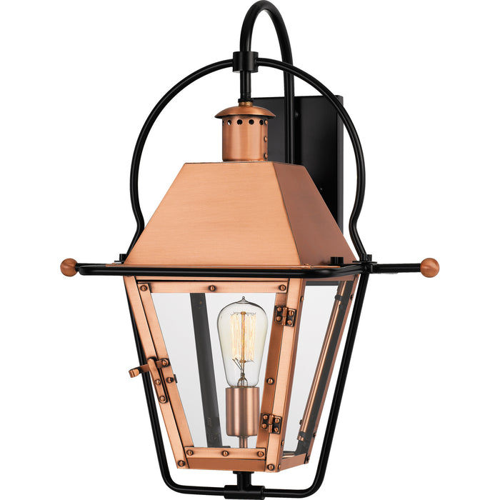 Quoizel - RO8418AC - One Light Outdoor Wall Lantern - Rue De Royal - Aged Copper