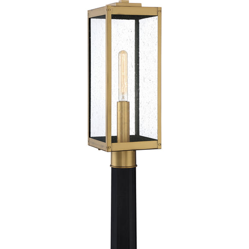 Quoizel - WVR9007A - One Light Outdoor Post Mount - Westover - Antique Brass