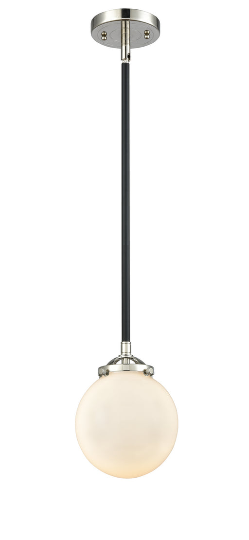 Innovations - 284-1S-BPN-G201-6 - One Light Mini Pendant - Nouveau - Black Polished Nickel