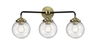 Innovations - 284-3W-BAB-G204-6-LED - LED Bath Vanity - Nouveau - Black Antique Brass