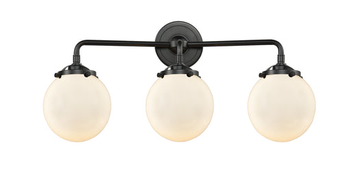 Innovations - 284-3W-OB-G201-6 - Three Light Bath Vanity - Nouveau - Oil Rubbed Bronze