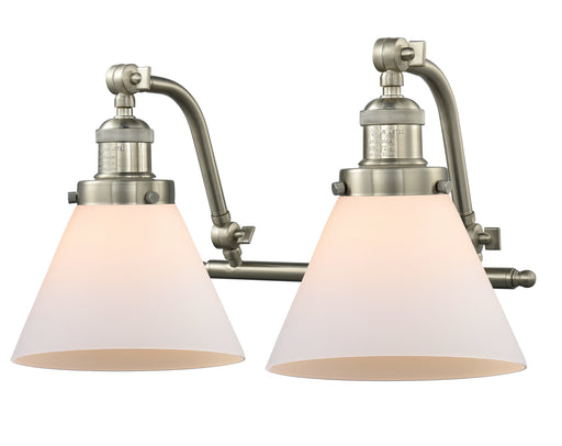 Franklin Restoration Two Light Bath Vanity Brushed Satin Nickel