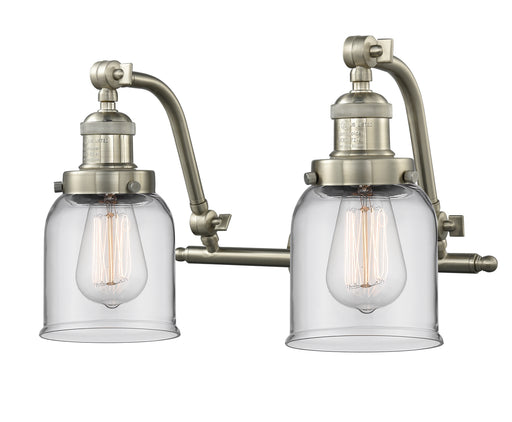 Franklin Restoration Two Light Bath Vanity Brushed Satin Nickel