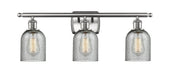 Innovations - 516-3W-SN-G257 - Three Light Bath Vanity - Ballston - Brushed Satin Nickel
