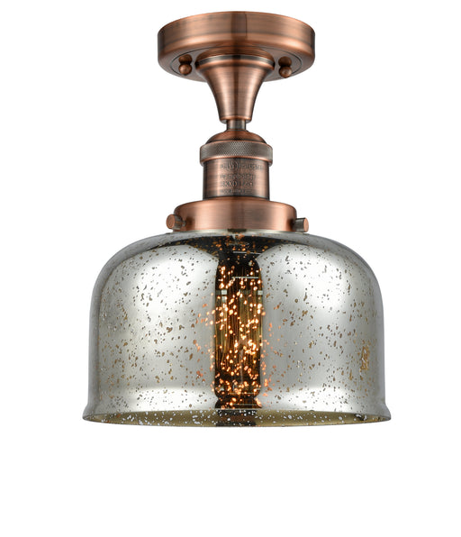 Innovations - 517-1CH-AC-G78 - One Light Semi-Flush Mount - Franklin Restoration - Antique Copper