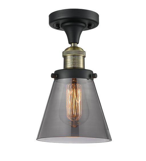 Innovations - 517-1CH-BAB-G63 - One Light Semi-Flush Mount - Franklin Restoration - Black Antique Brass