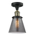 Innovations - 517-1CH-BAB-G63 - One Light Semi-Flush Mount - Franklin Restoration - Black Antique Brass