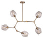 Trans Globe Imports - PND-2092 AG - Five Light Chandelier - Antique Gold